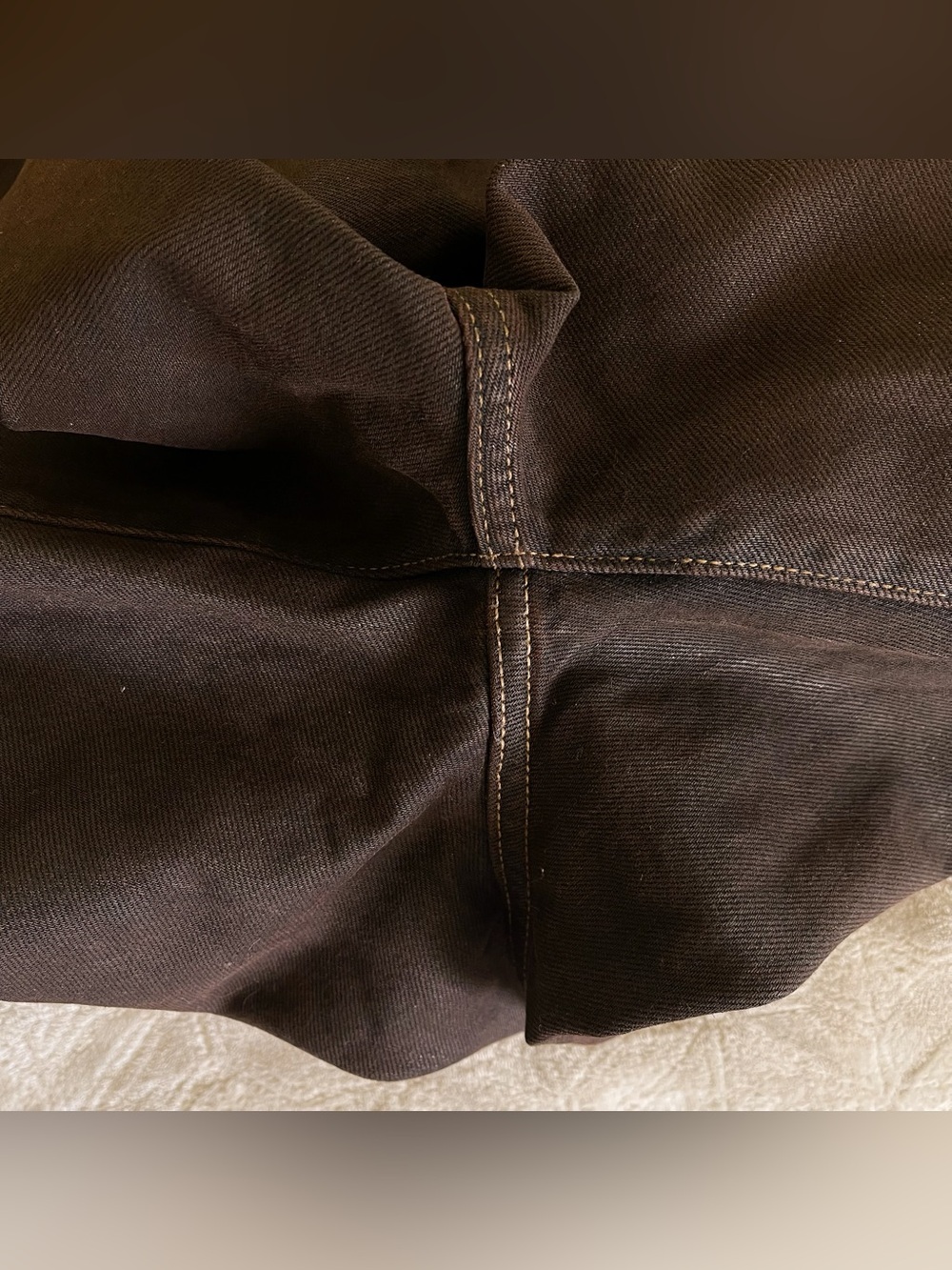 EB Denim Frederic Barrel Jeans High Rise Brown 25 EUC - Picture 4 of 11
